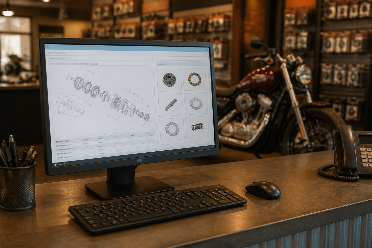 Special-order motorcycle parts in Miami
