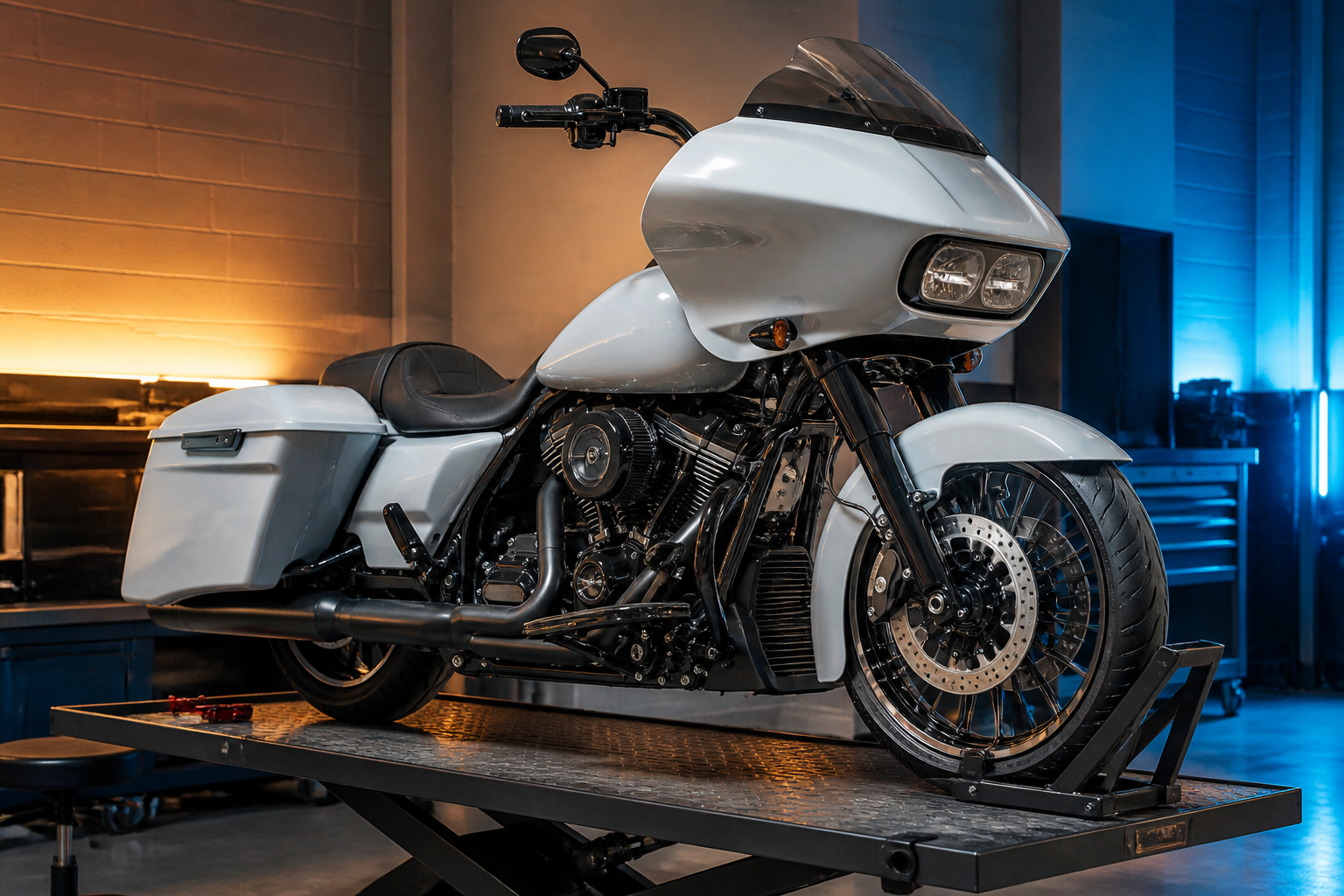 Road Glide air ride build in Miami