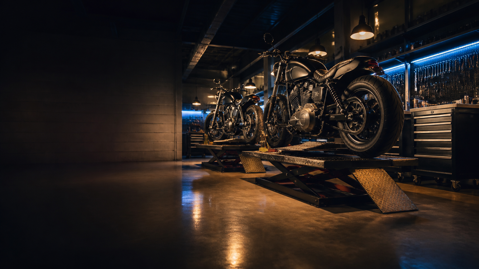 The Biscayne Moto Works service and build process in Miami