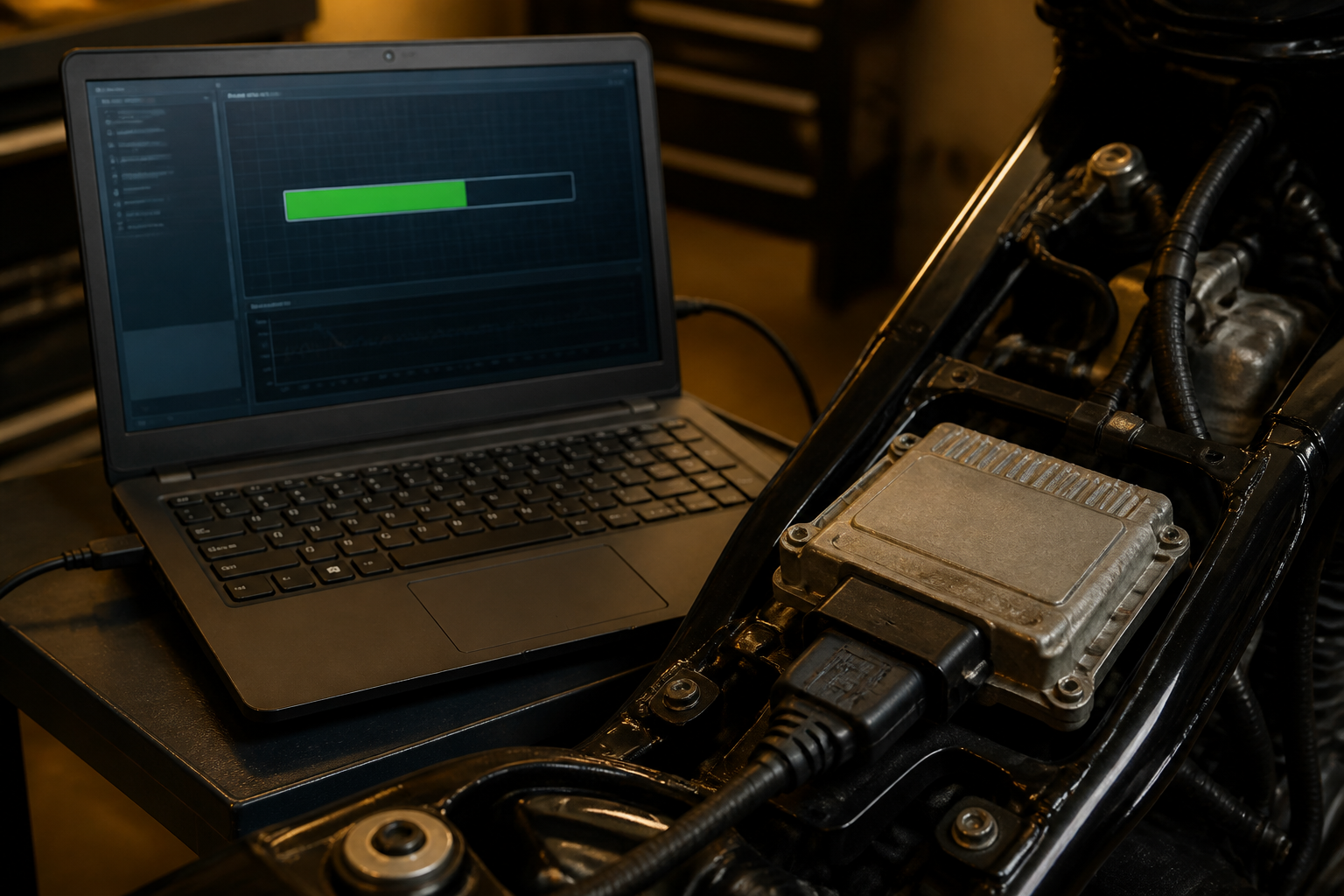 Motorcycle ECU flash and reflash in Miami