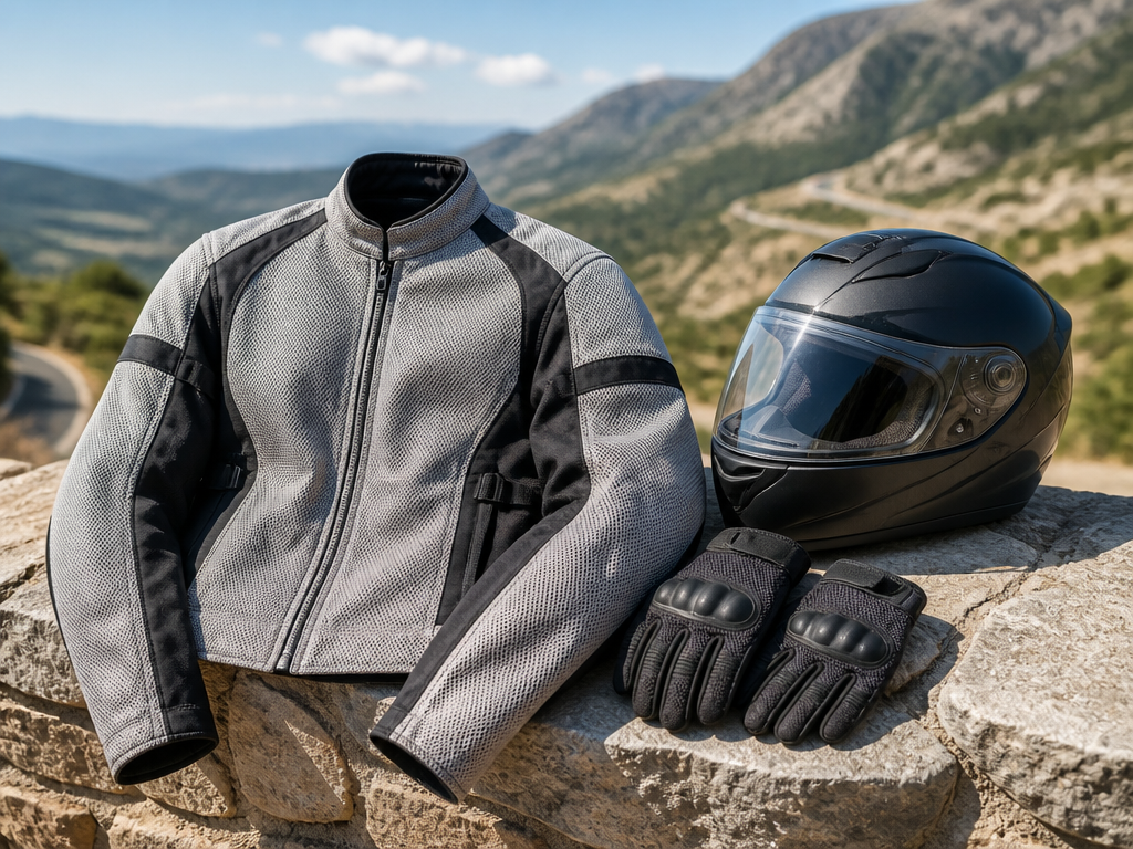 Gearing up for Miami heat on a motorcycle