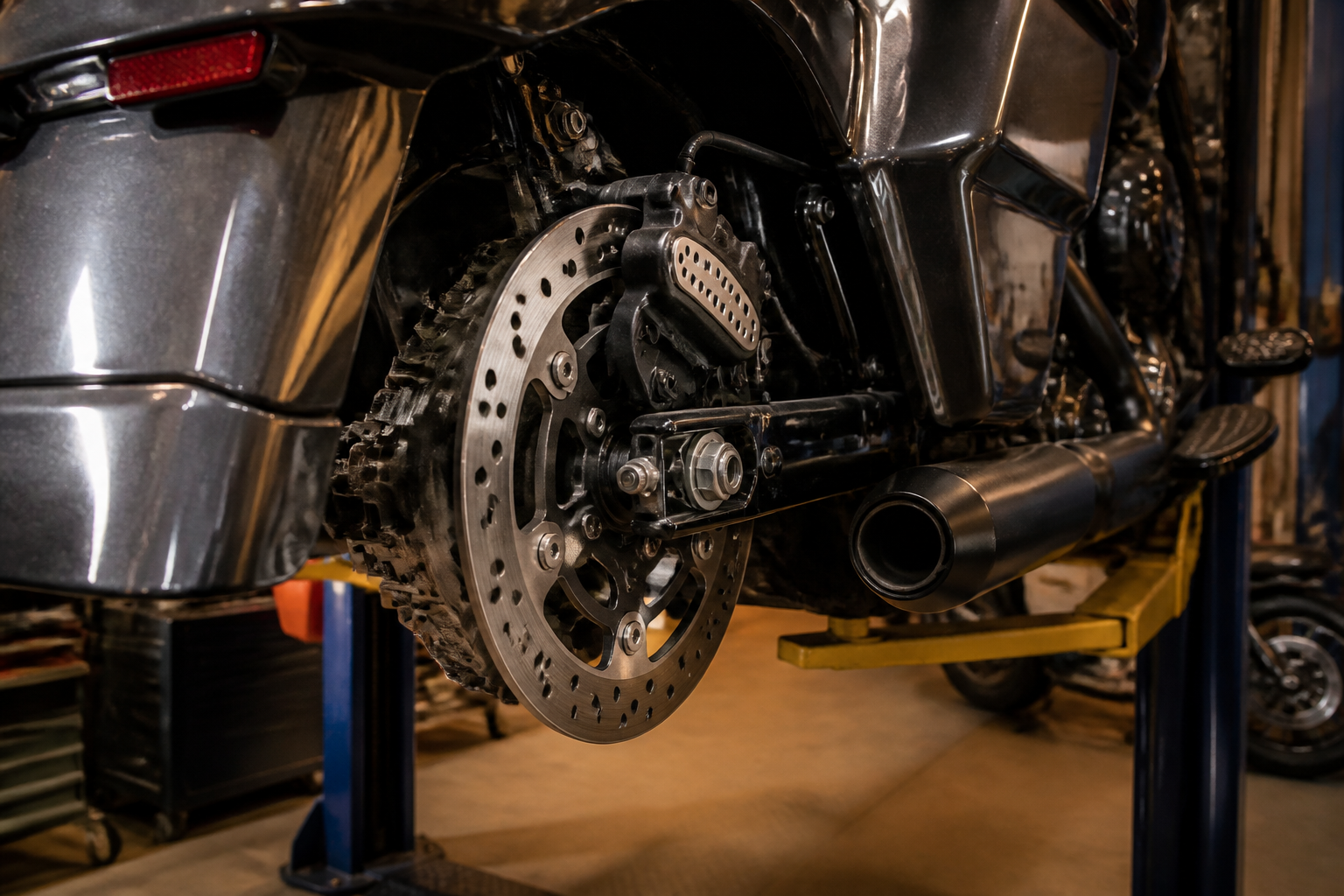 Touring motorcycle and ABS brake service in Miami
