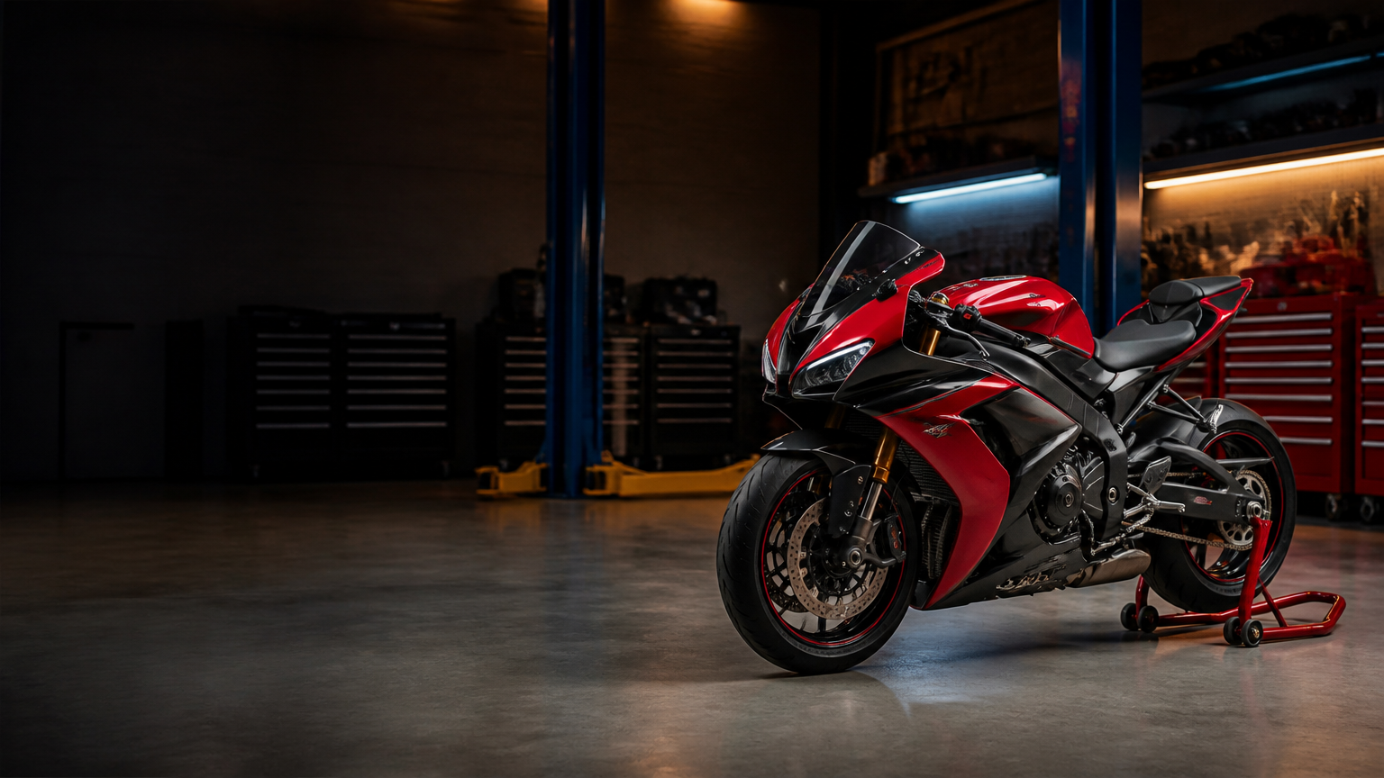 Honda CBR service in Miami at Biscayne Moto Works