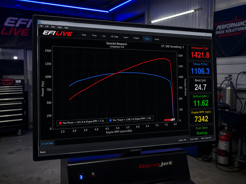 Diesel sled pull competition tune EFI Live Houston