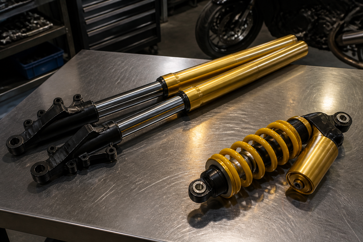 Motorcycle suspension in Miami