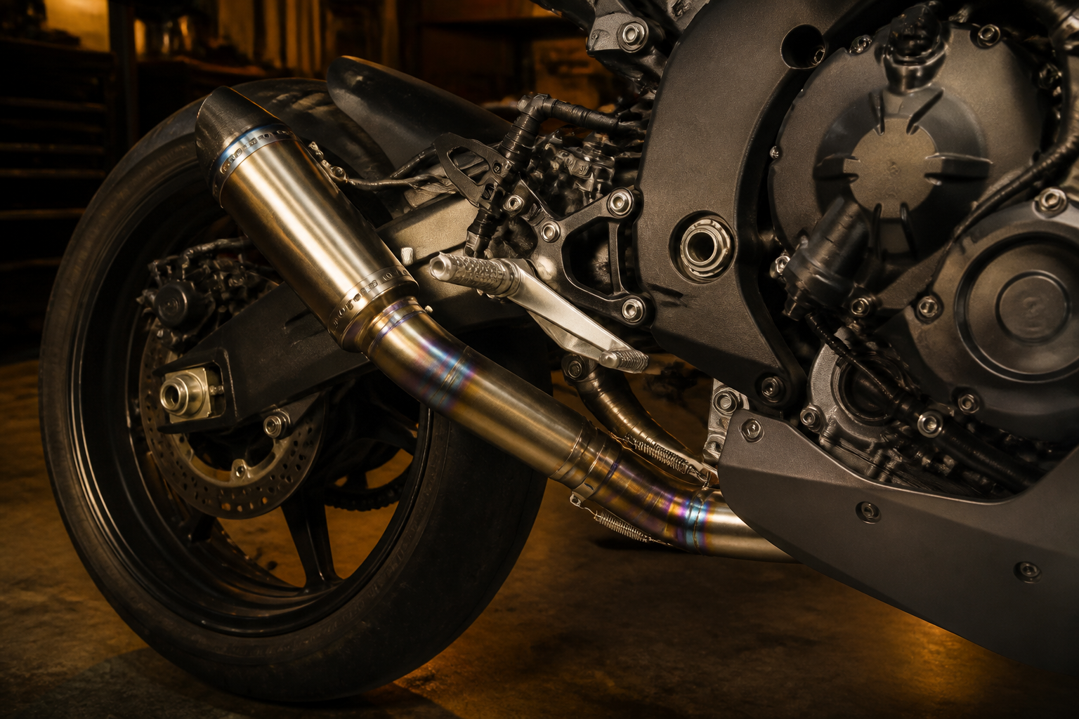 Yamaha R-Series exhaust install in Miami