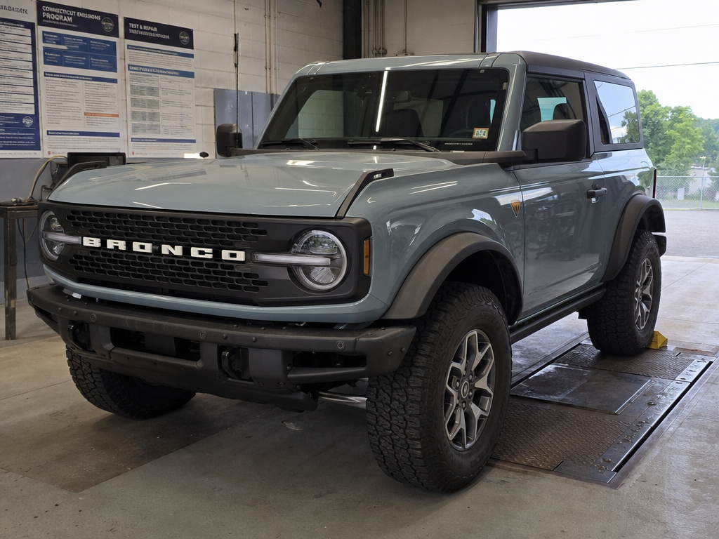 2022 Ford Bronco 2-door Badlands before build at Iron Ridge Off-Road
