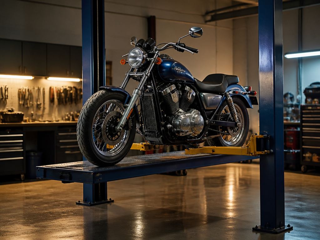 Used motorcycle inspected before listing in Miami