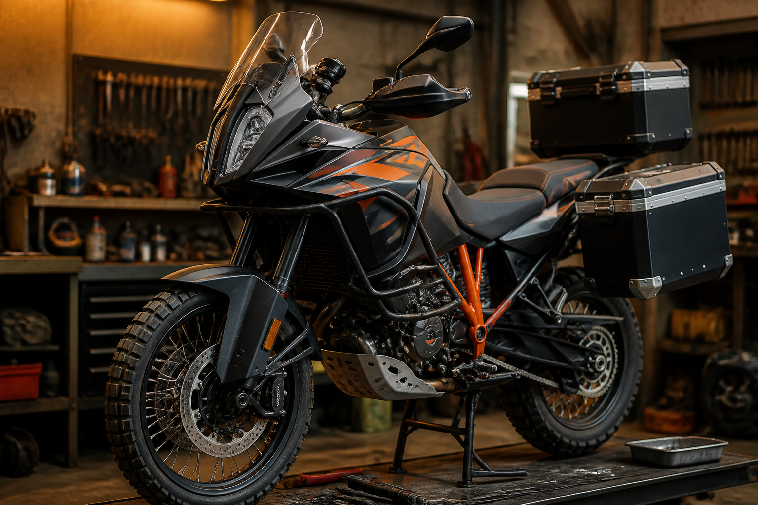 KTM Adventure travel prep in Miami