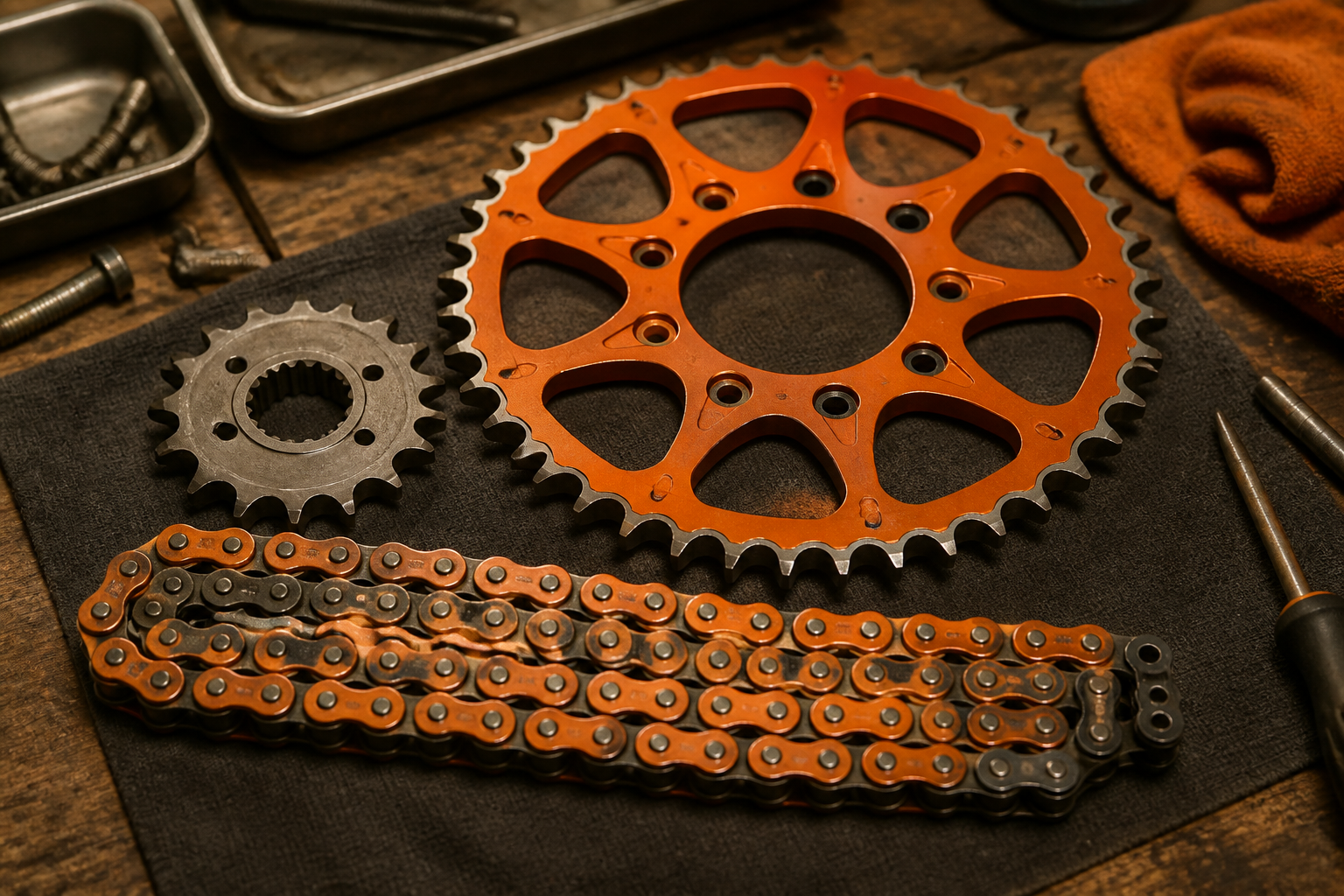 KTM chain and sprocket service in Miami