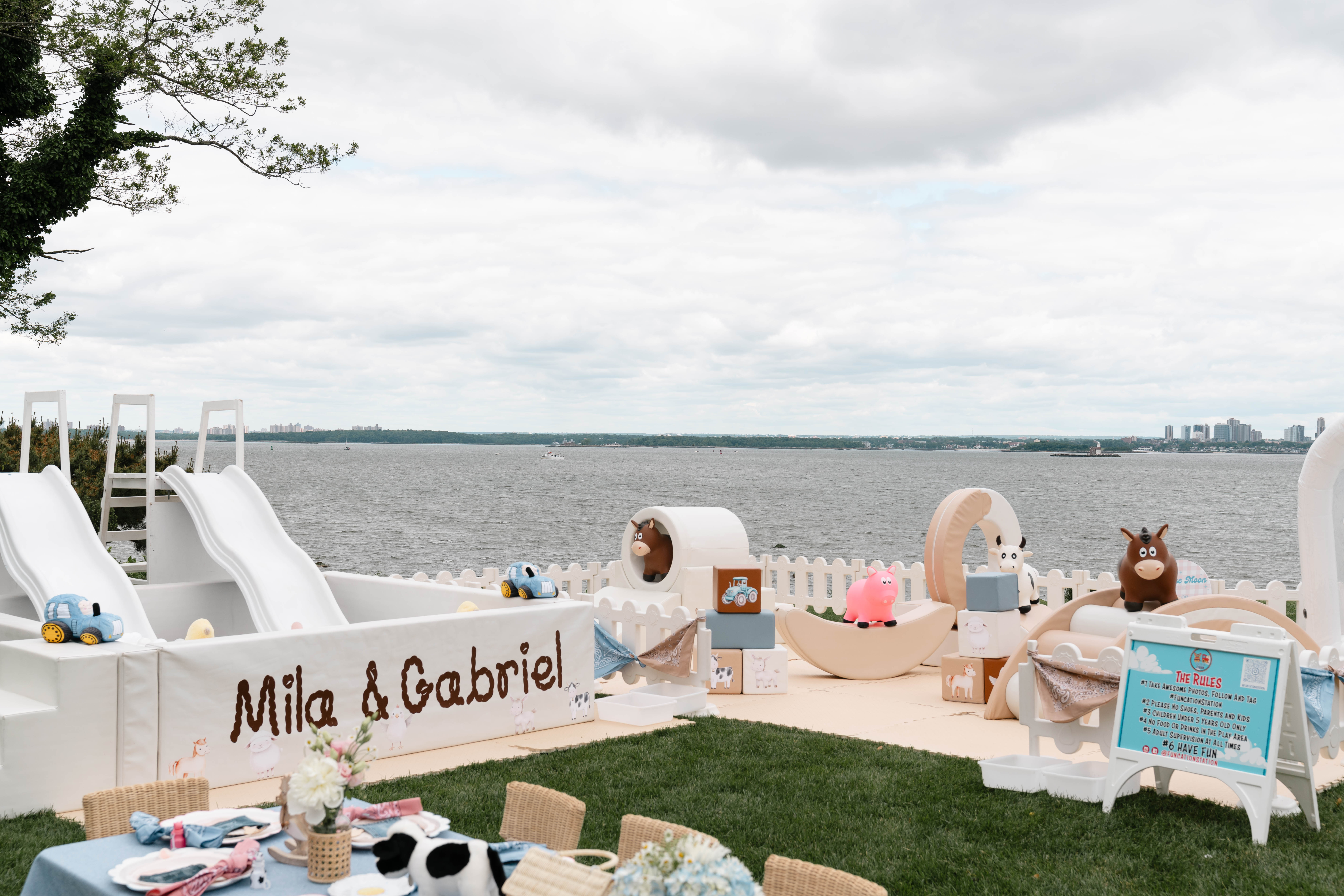 Mila and Gabriel Farmhouse Birthday