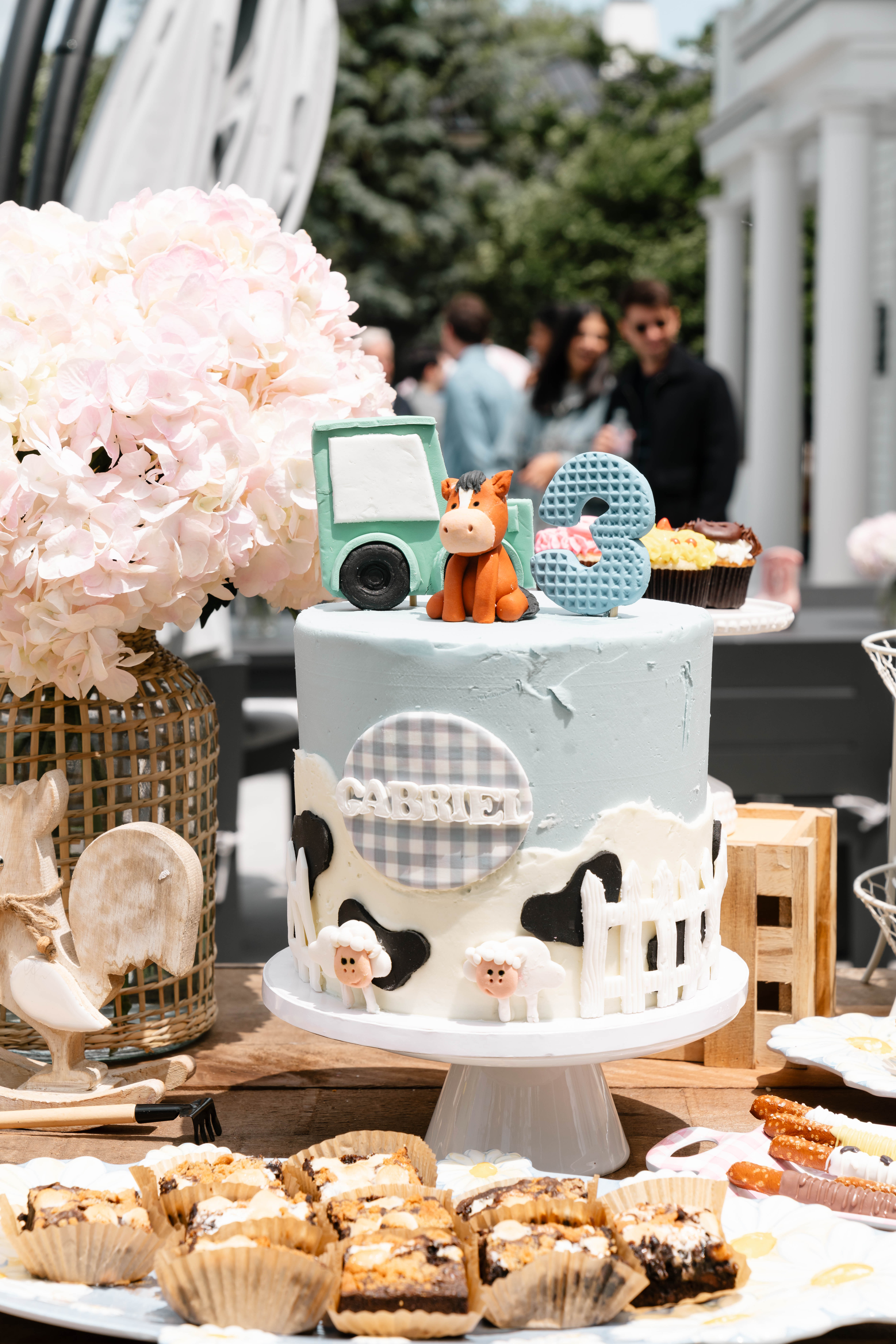 Mila and Gabriel Farmhouse Birthday