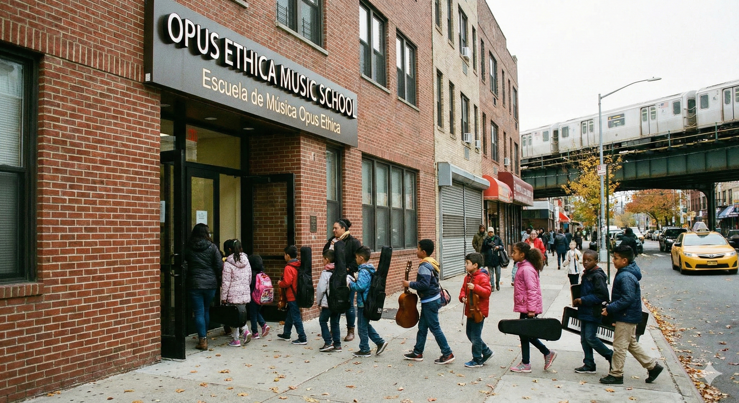 lases de música en Queens NY escuela para niños hispanos