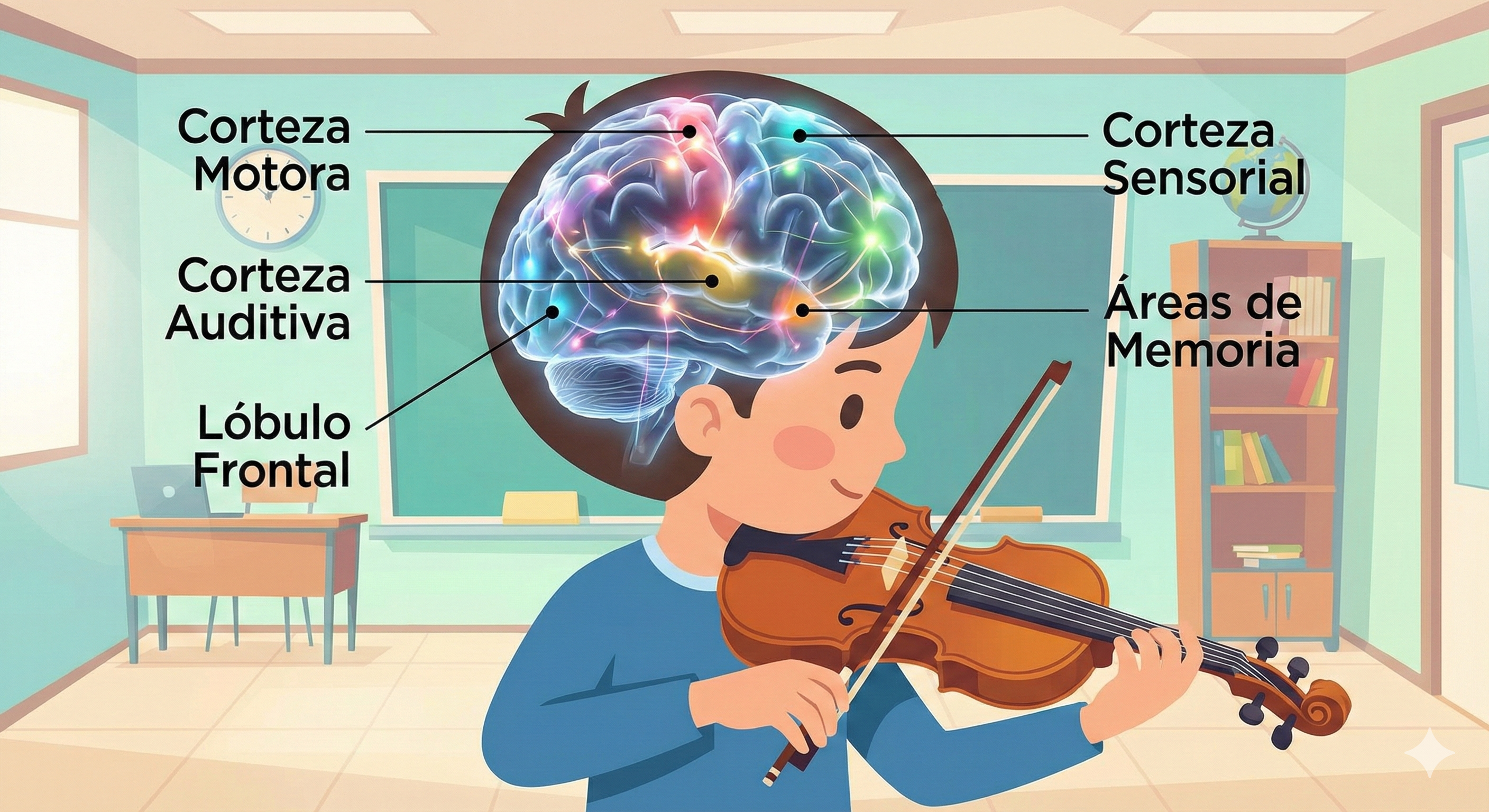 cómo la música estimula el cerebro infantil más que las pantallas
