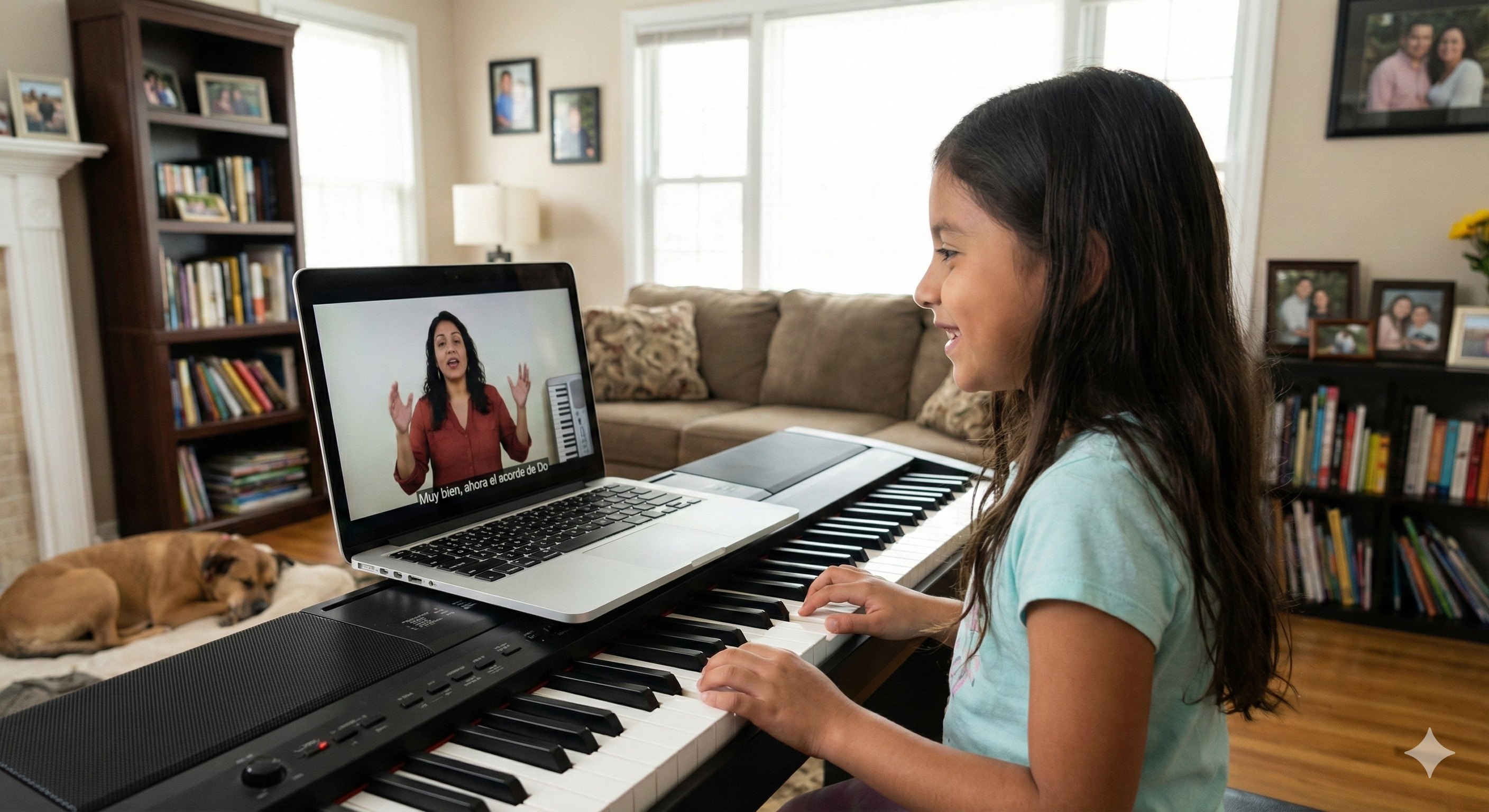 clases de música online para niños en USA en español