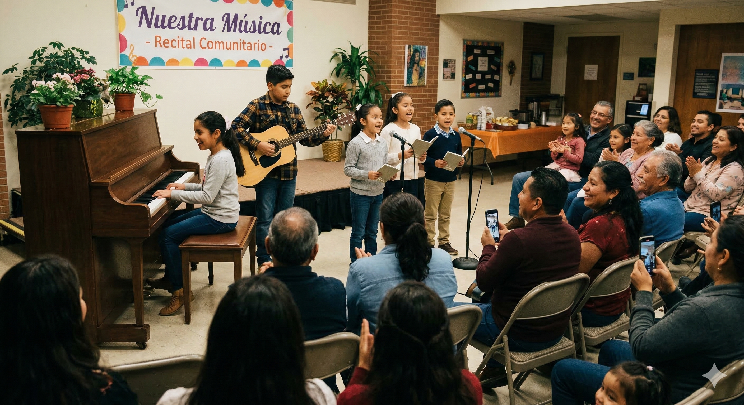 Clases de música bilingües en Estados Unidos para niños hispanos que fortalecen el idioma y el desarrollo cognitivo.