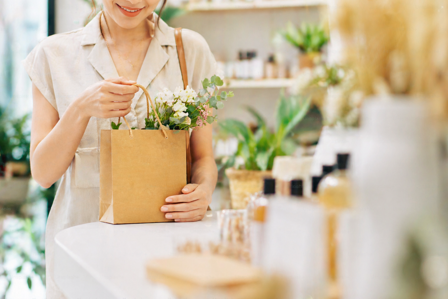 Une boutique partenaire RES et ses clients