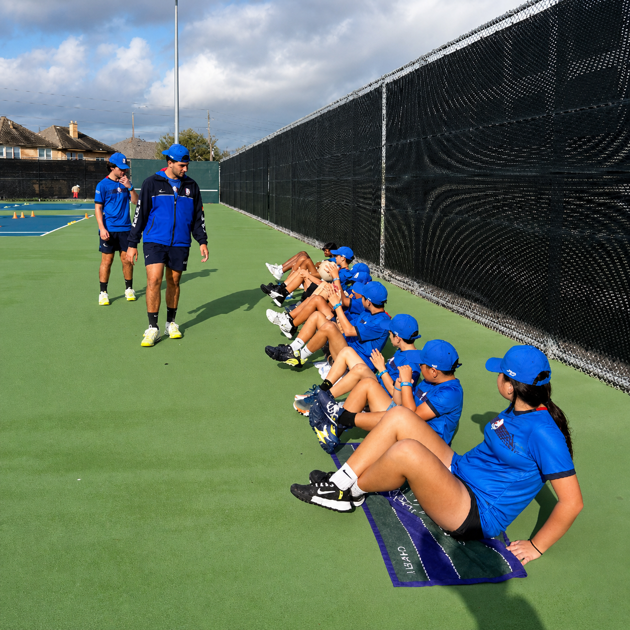Zenniq Academy junior tennis players training with structure and focus