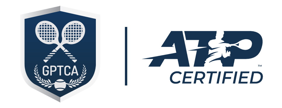GPTCA ATP certified tennis coach education logo for Zenniq Academy
