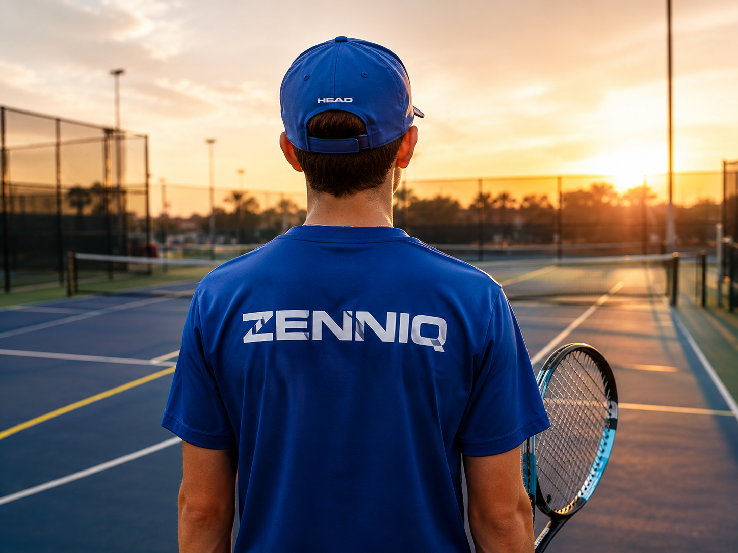 Zenniq Academy tennis player training in Katy Texas