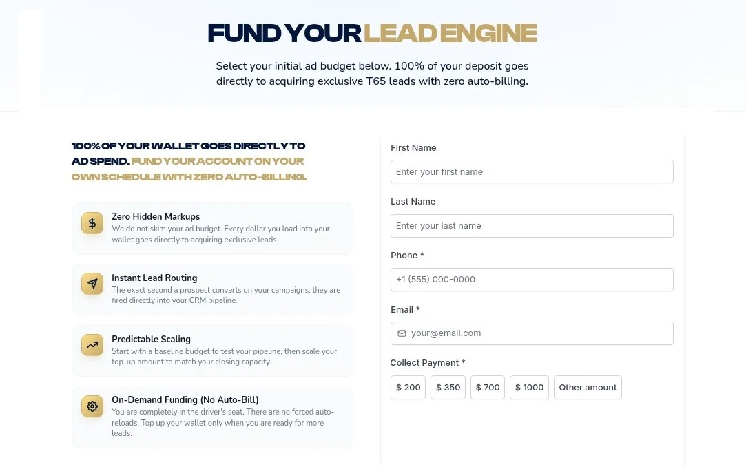Funding Screenshot