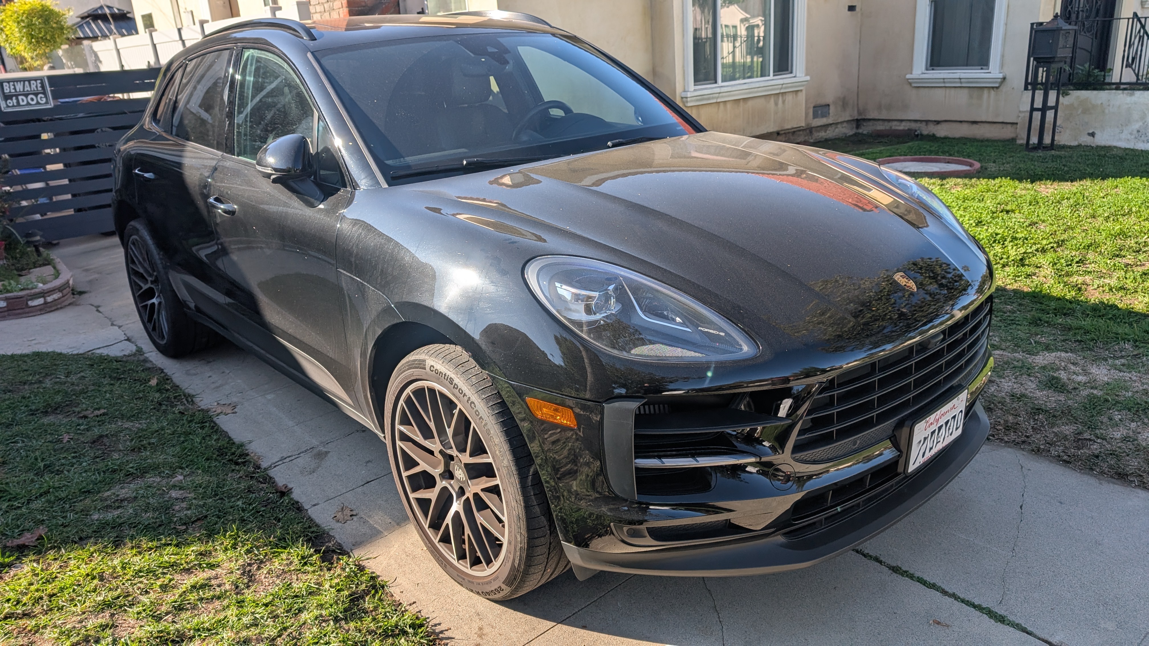 Porsche Macan before Signature Full Detail — dirty paint Valley Village