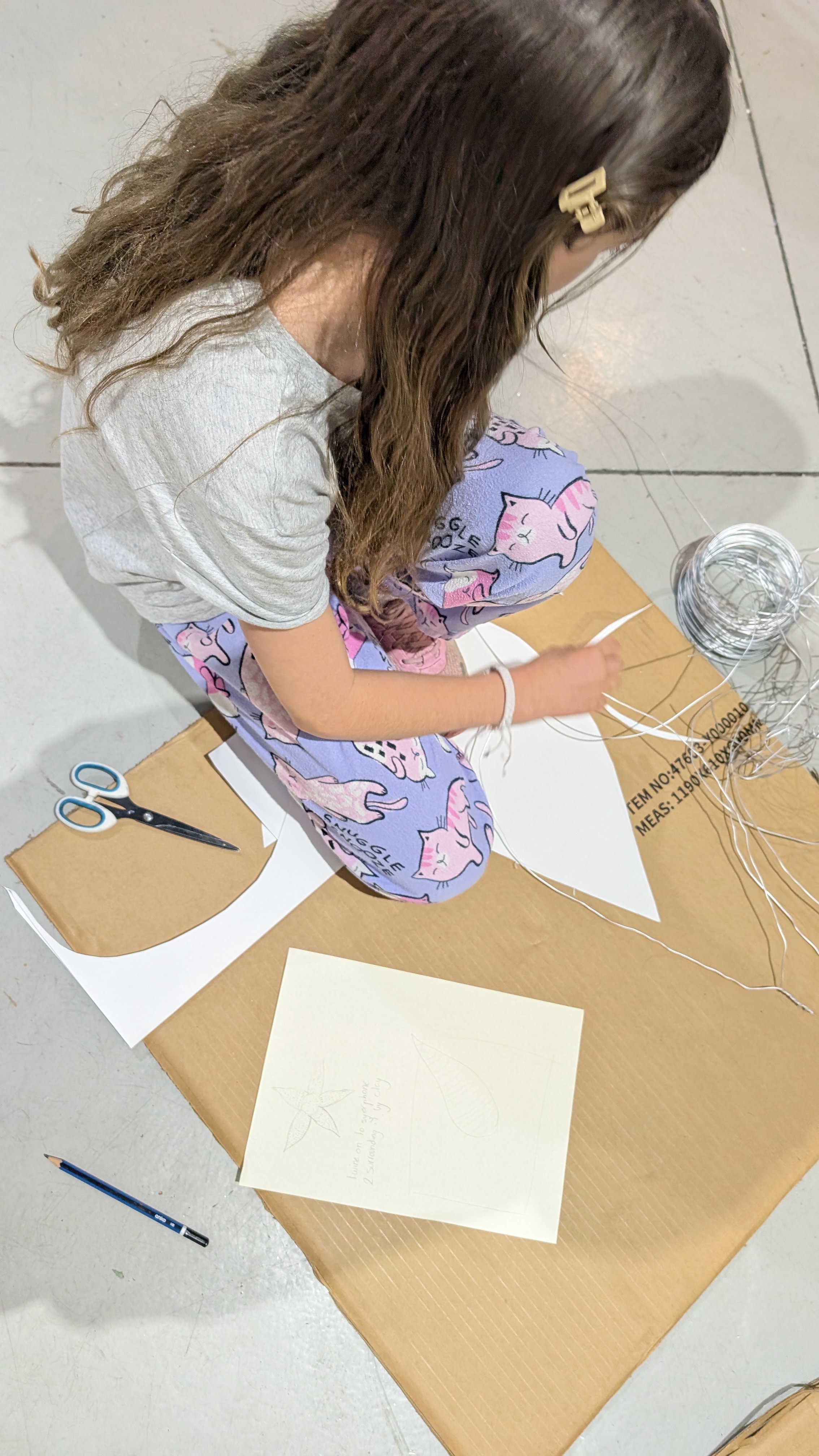 Child deeply focused on artwork at Creative Makes art studio Hastings Mornington Peninsula Child deeply focused on artwork at Creative Makes art studio Hastings Mornington Peninsula