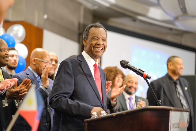Dr. Willie Wilson on the campaign trail