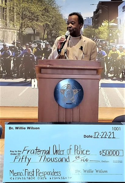 Dr. Willie Wilson on the campaign trail