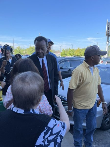 Dr. Willie Wilson on the campaign trail