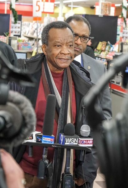 Dr. Willie Wilson on the campaign trail