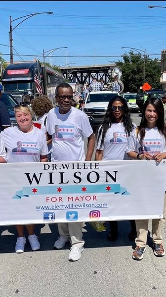 Dr. Willie Wilson on the campaign trail