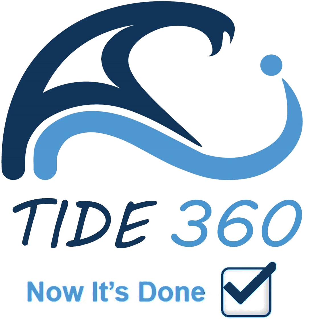 TIDE 360 Now It's Done logo — AI-powered business platform co-founded by George Knowlton