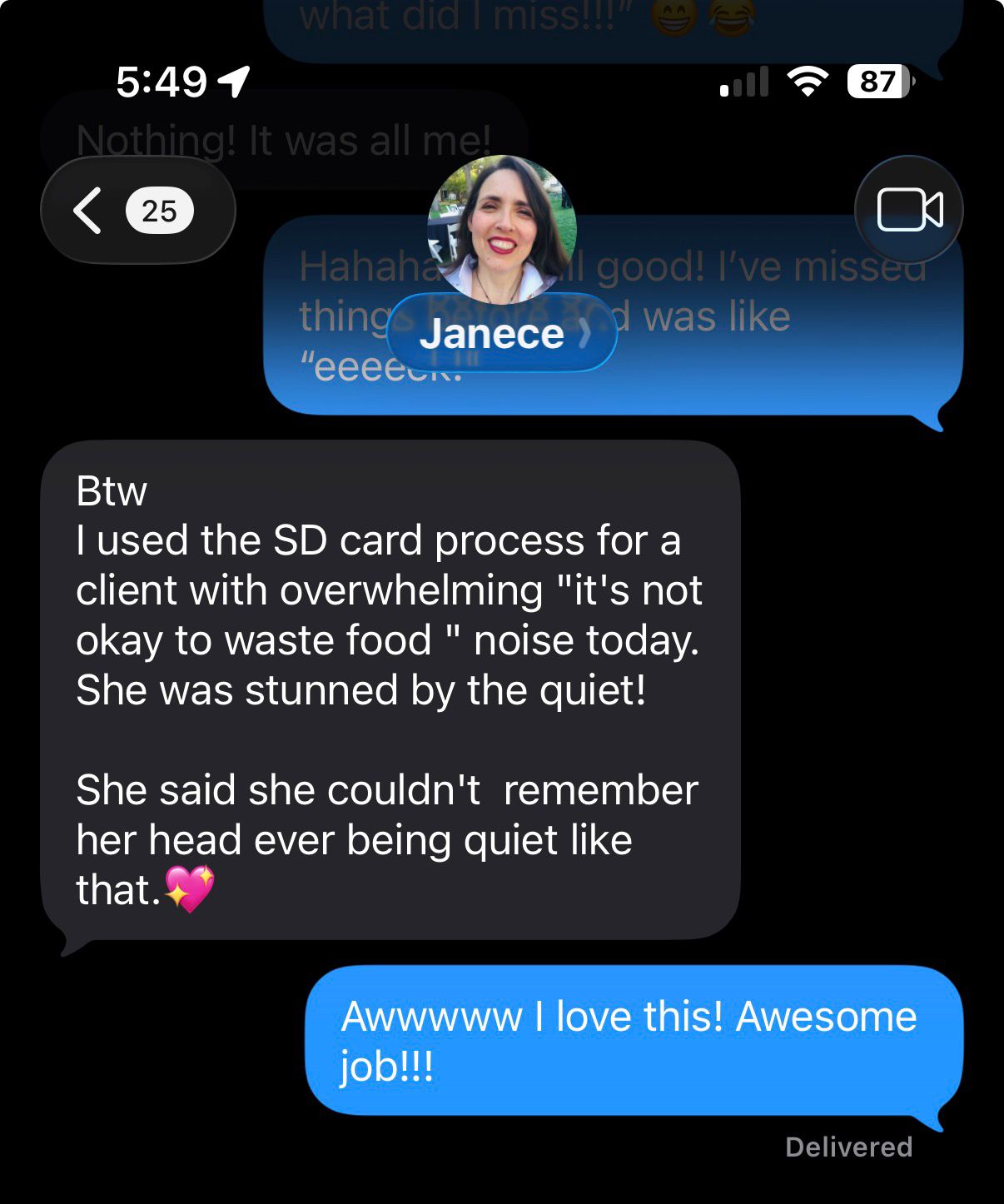 Janece - Rapid Relief student testimonial