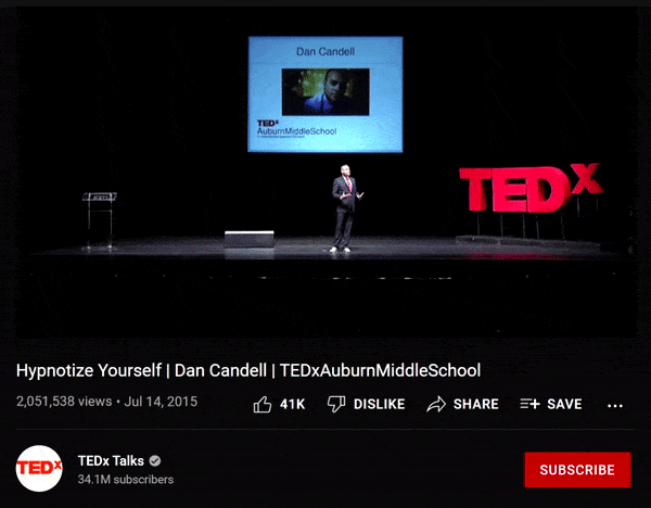 Dan Candell speaking at TEDx