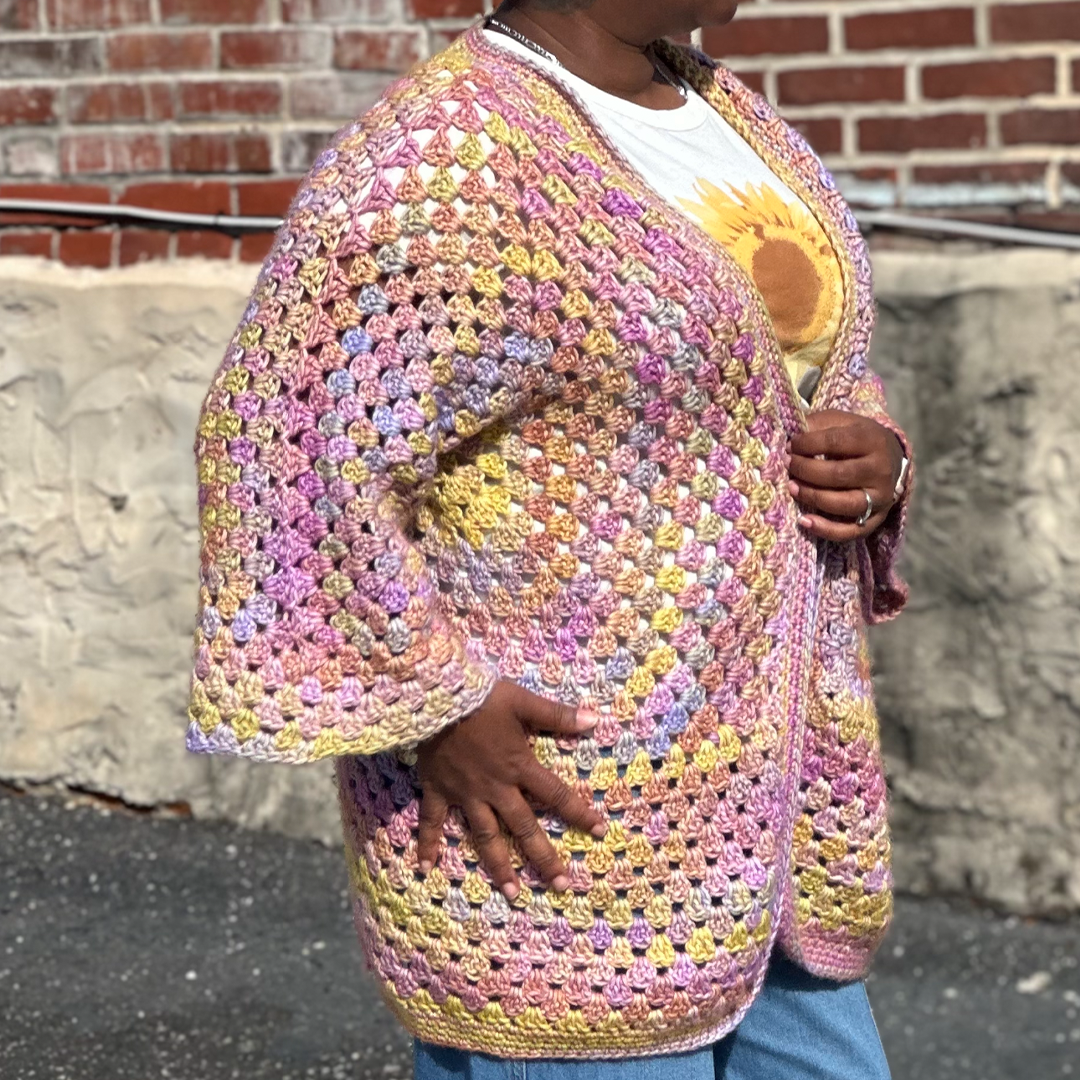 Fall crochet cardigan