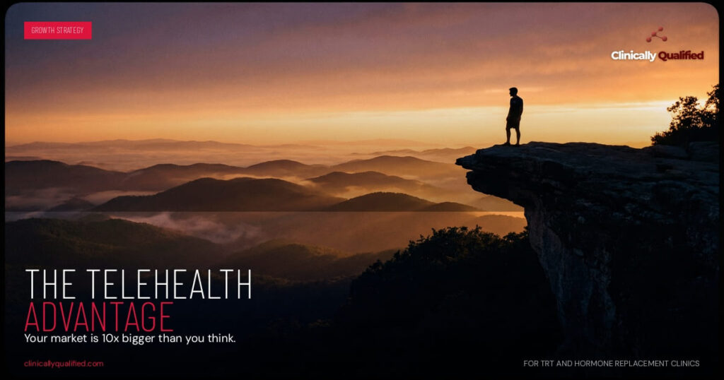 The Telehealth Advantage: How Hormone Clinics Turn a Whole State Into Their Market