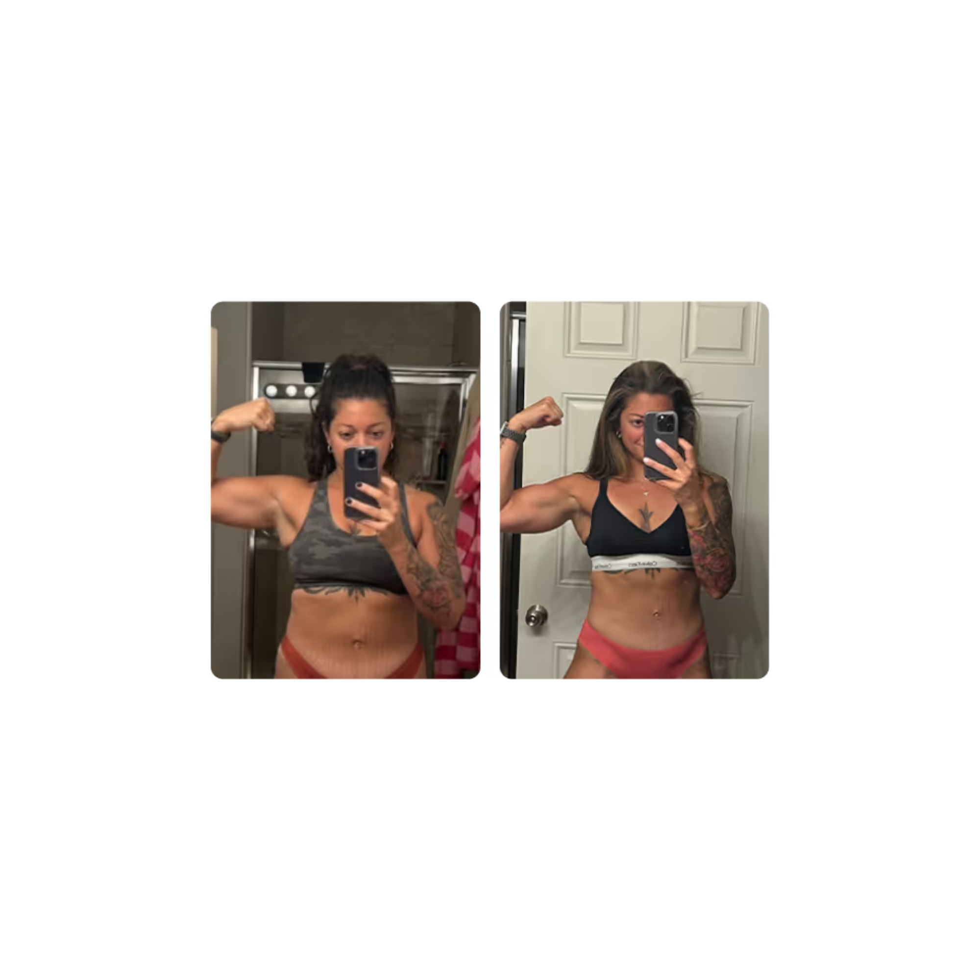 Katrina's before and after photos