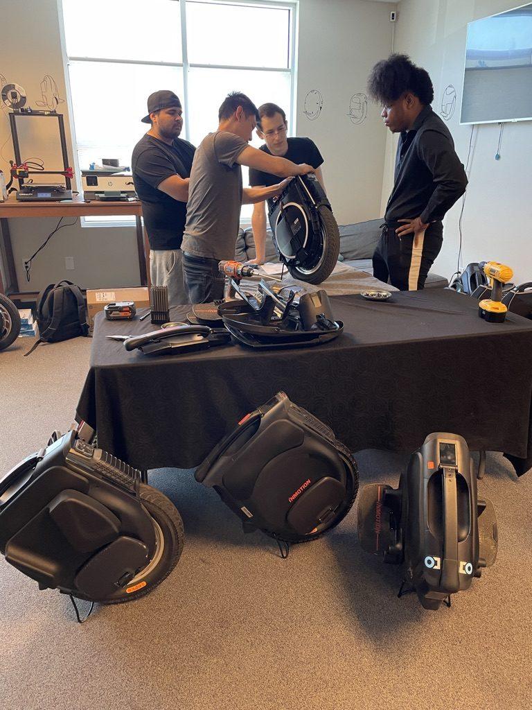 Training technicians on product service