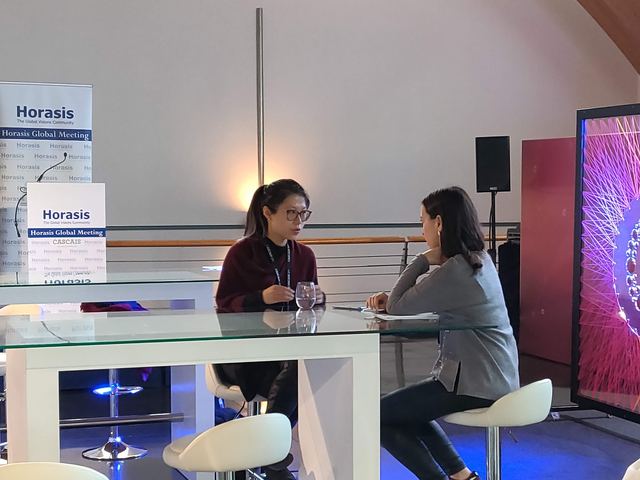 Rose Song Wang in conversation at the Horasis Global Meeting in Cascais, Portugal