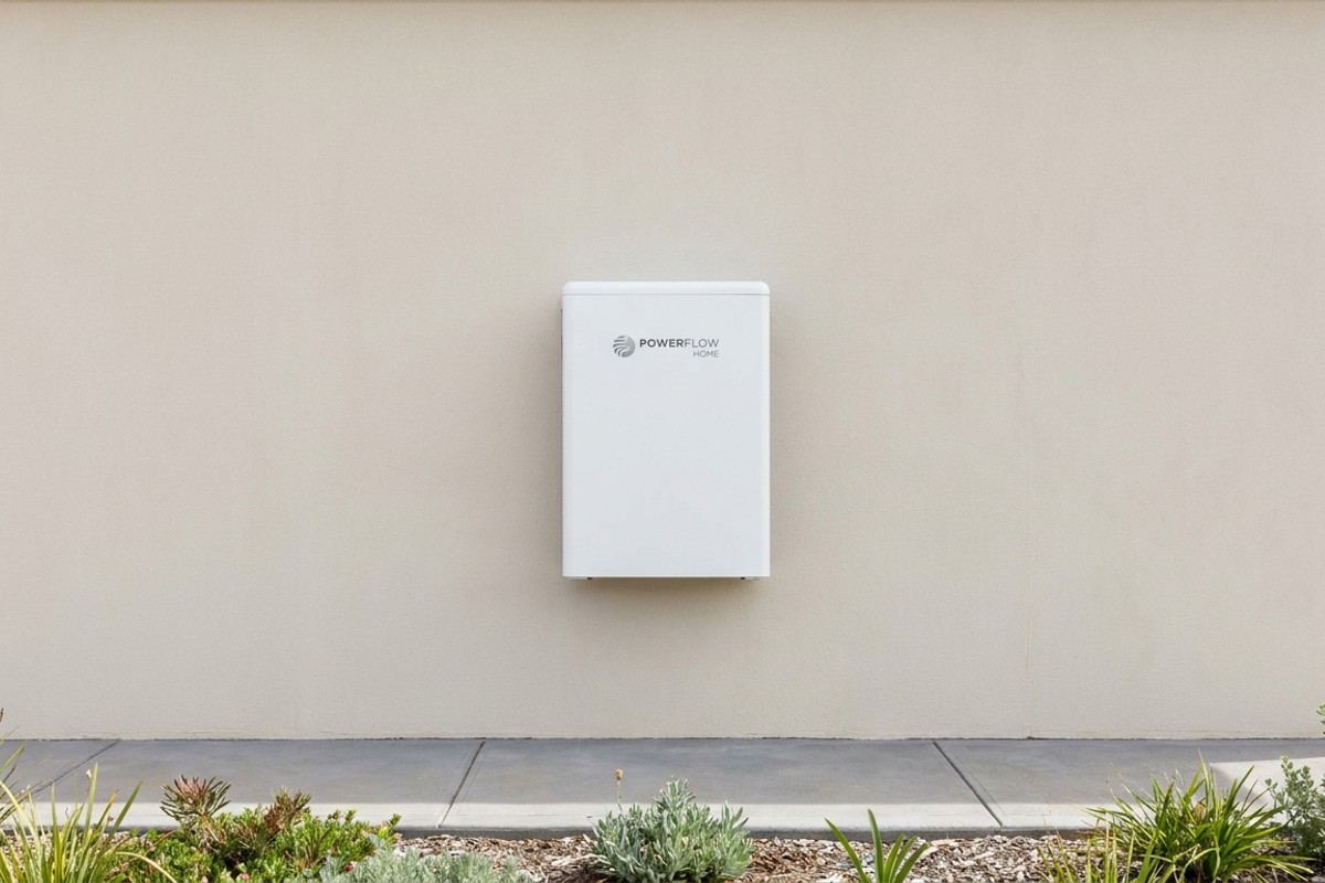 Compliant battery placement and clearances on a Central Coast home