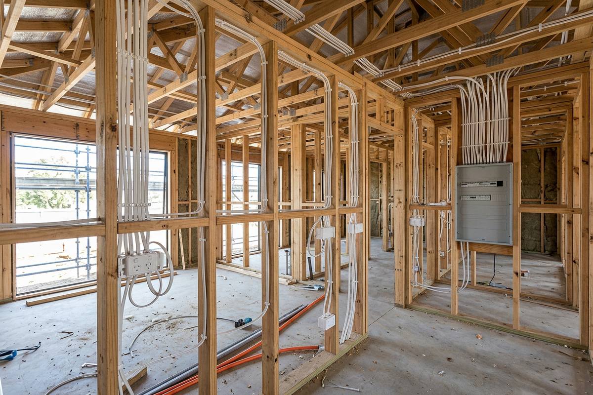 New build electrical fit-out in Terrigal