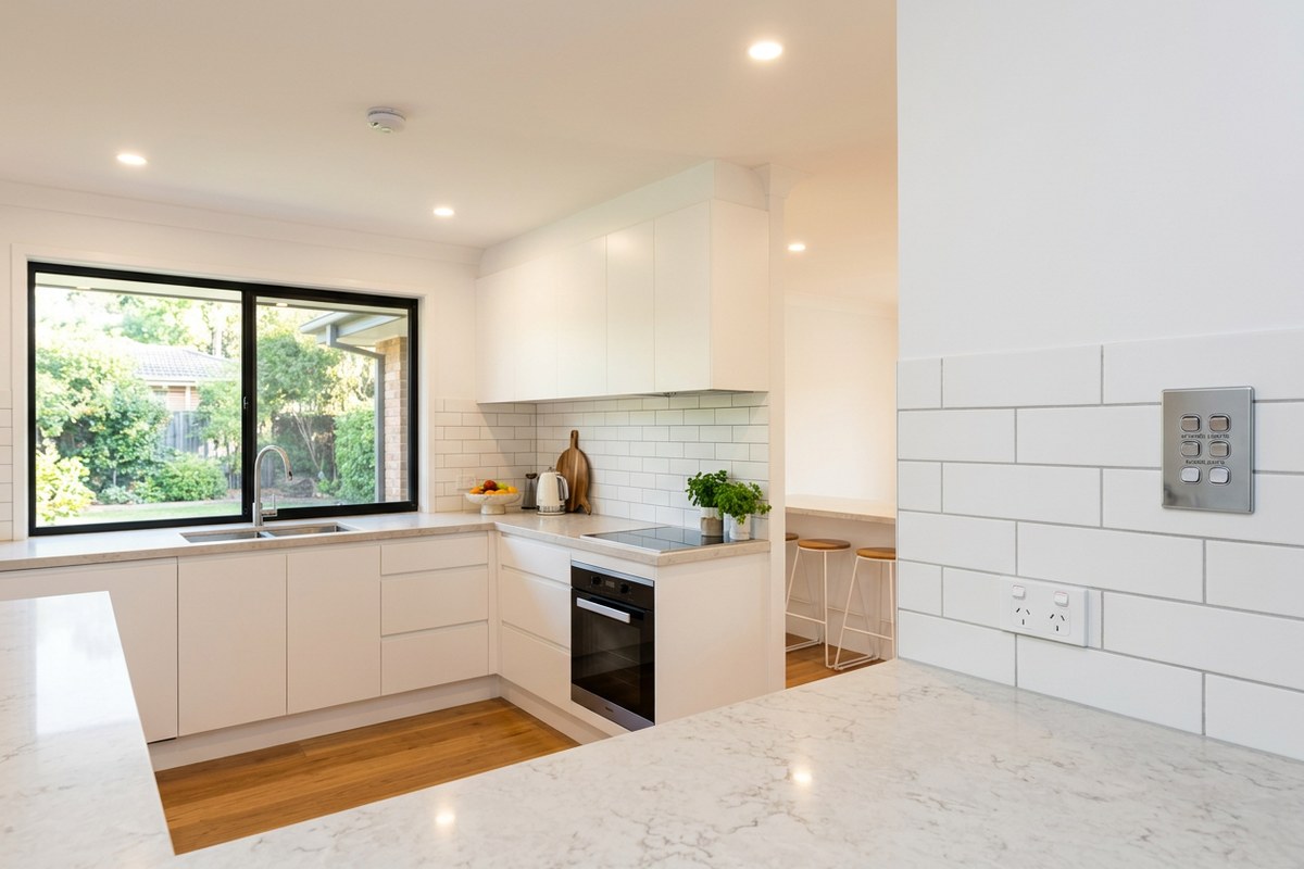 Renovation electrical work in Terrigal — new lighting and powerpoints
