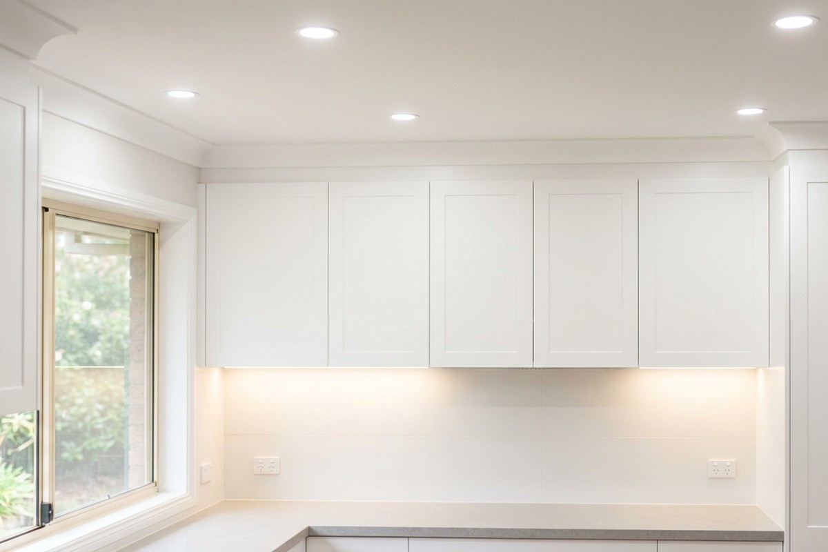 Renovation electrical in a kitchen