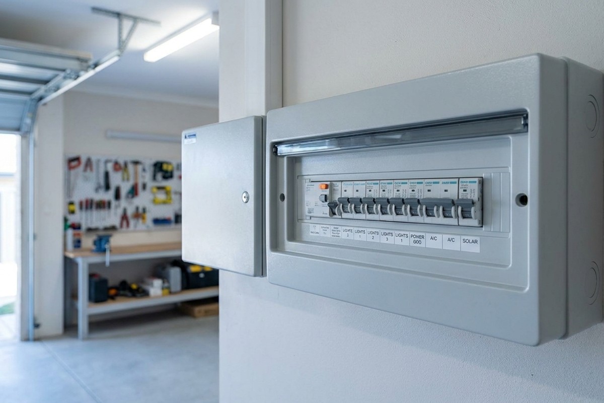 Switchboard integration for home battery storage, Central Coast install