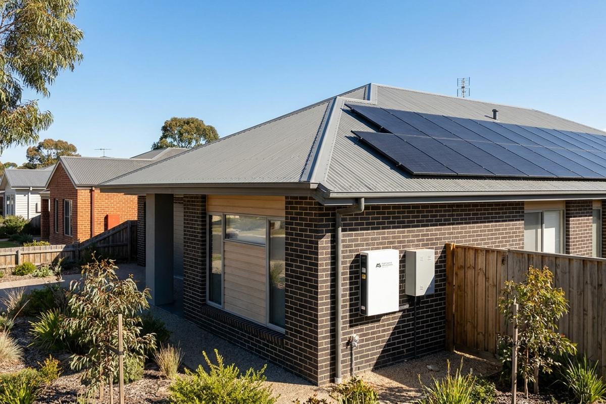 New solar and battery package installed together on a Central Coast home