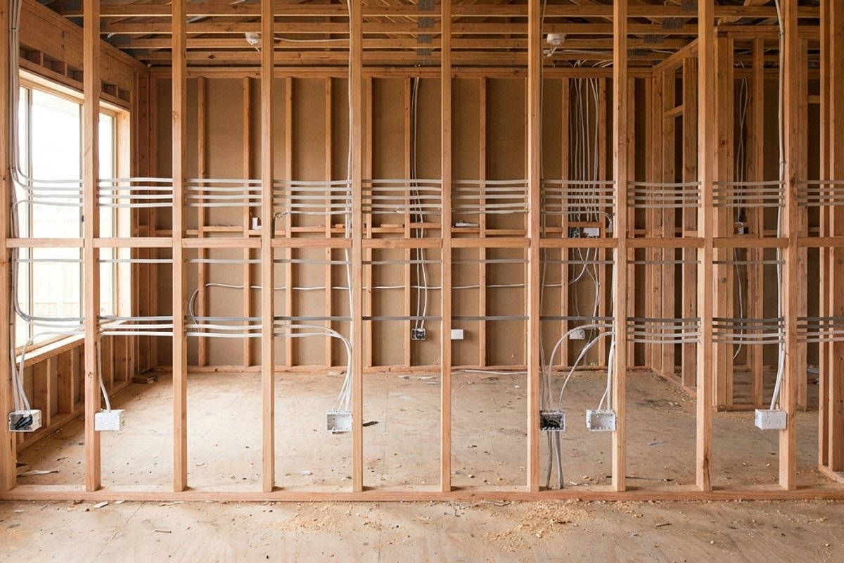Home rewiring in a peninsula cottage