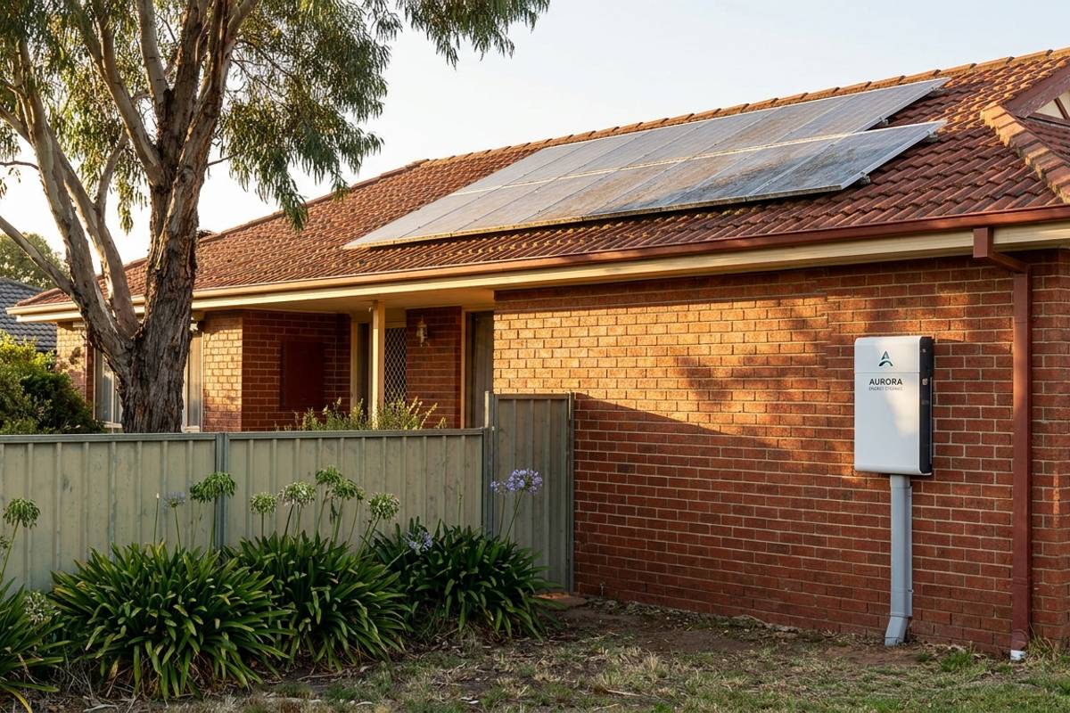 Battery retrofit on an existing Central Coast solar home