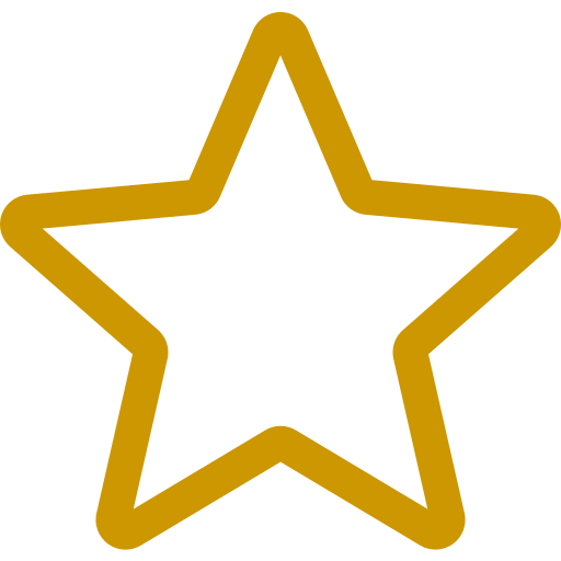 Line star icon