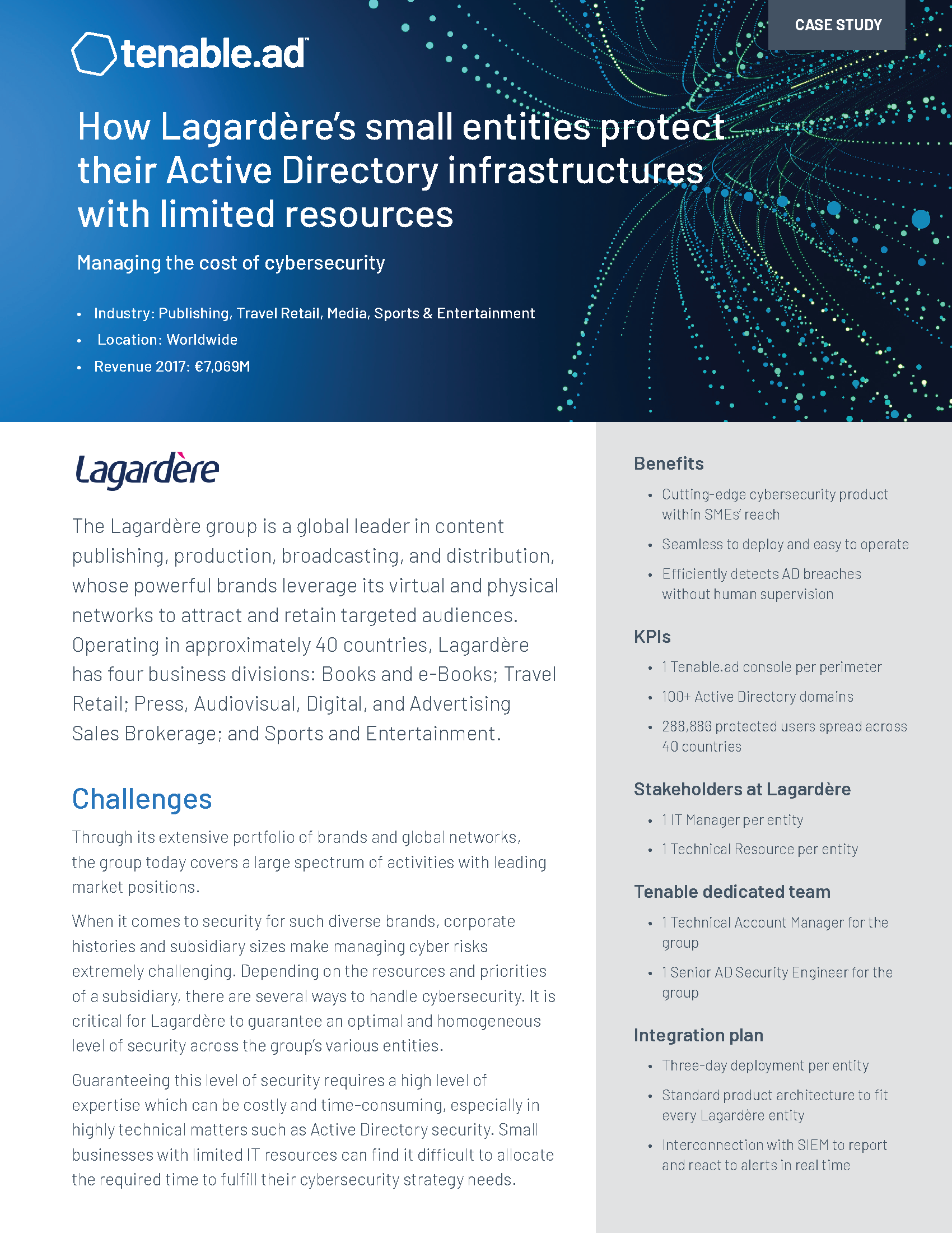 Case Study: Tenable.ad and Lagardere